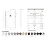 TUŠ KAD HIDRONATUR CLASSIC S SIFONOM 80X170 - slika 3